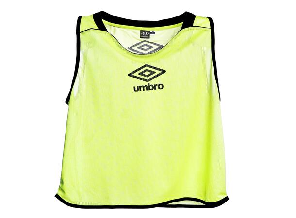 UMBRO Mark Vest Pro Neongul JR Markeringsvest i mesh med logo 